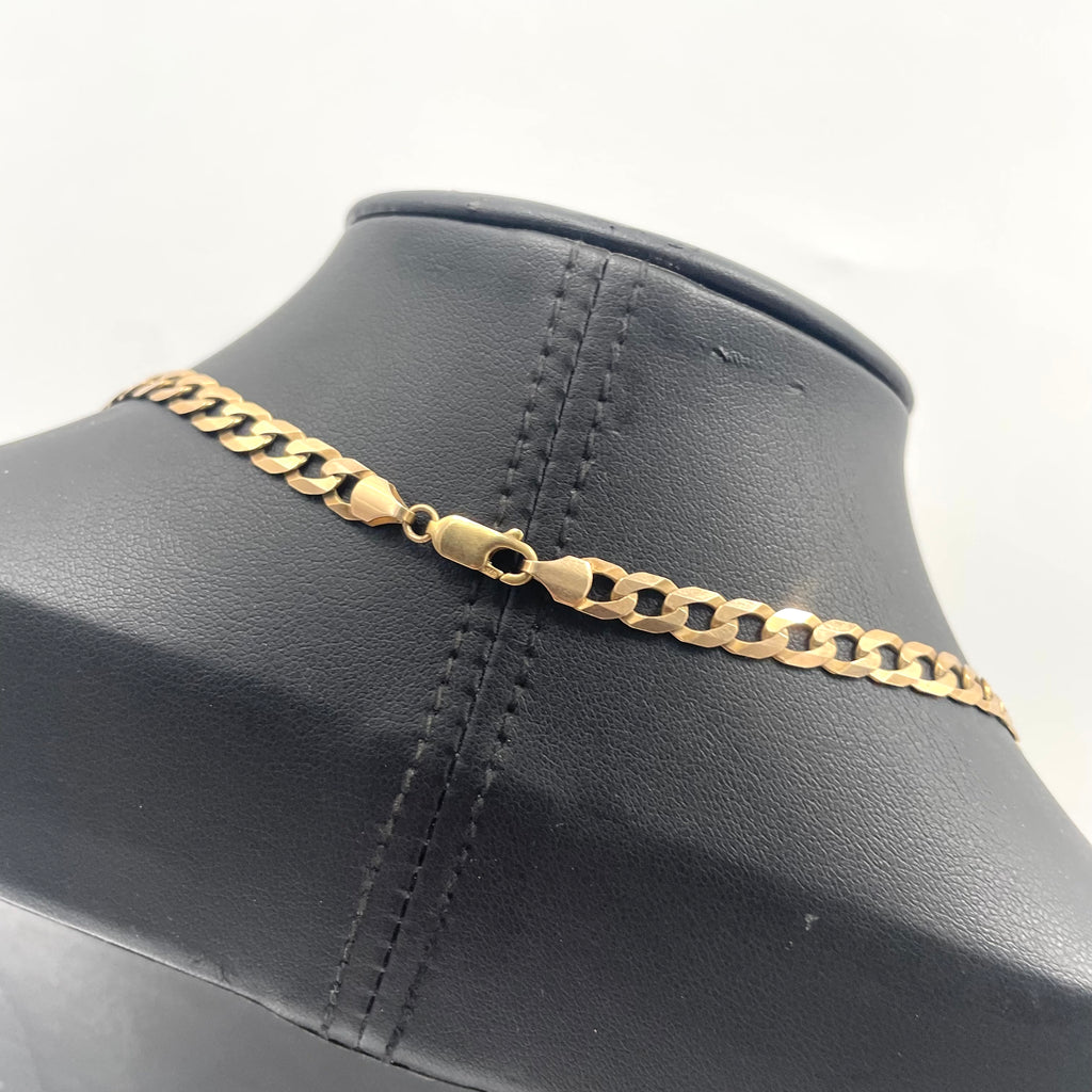 9CT Gold Curb Chain 20" 5mm