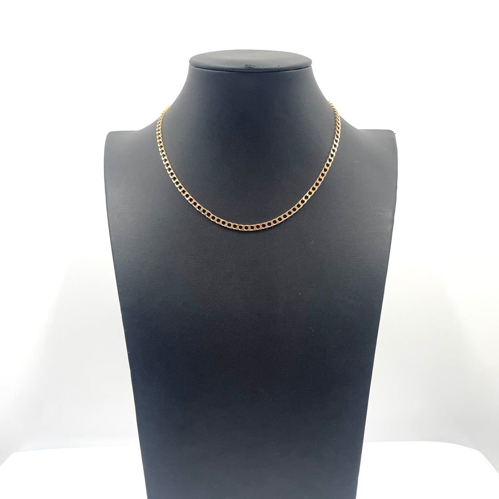 9CT Gold Box Chain 15" 3mm