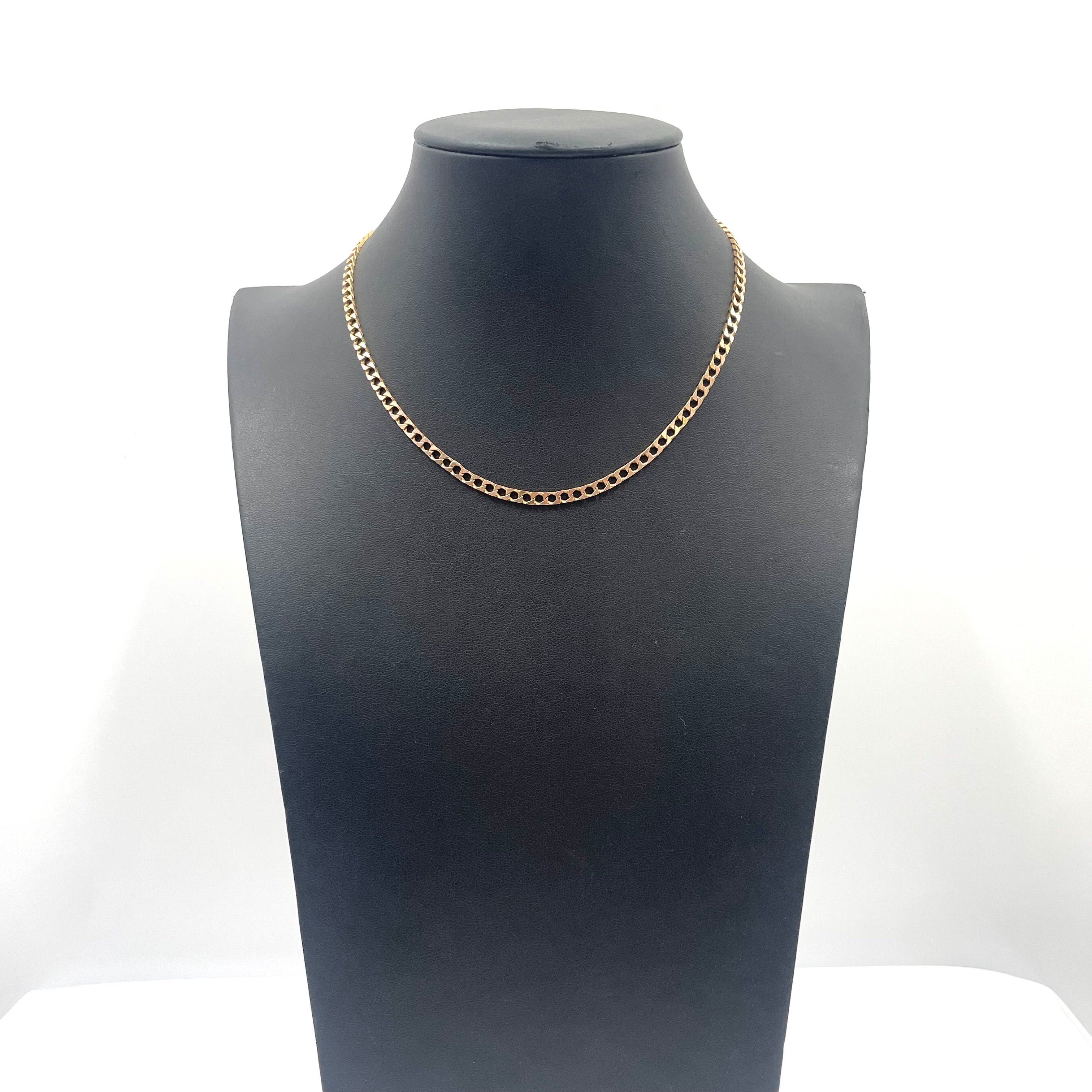 9CT Gold Box Chain 15" 3mm