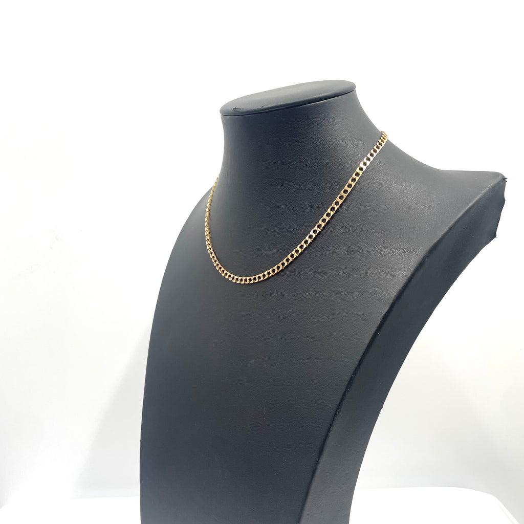 9CT Gold Box Chain 15" 3mm