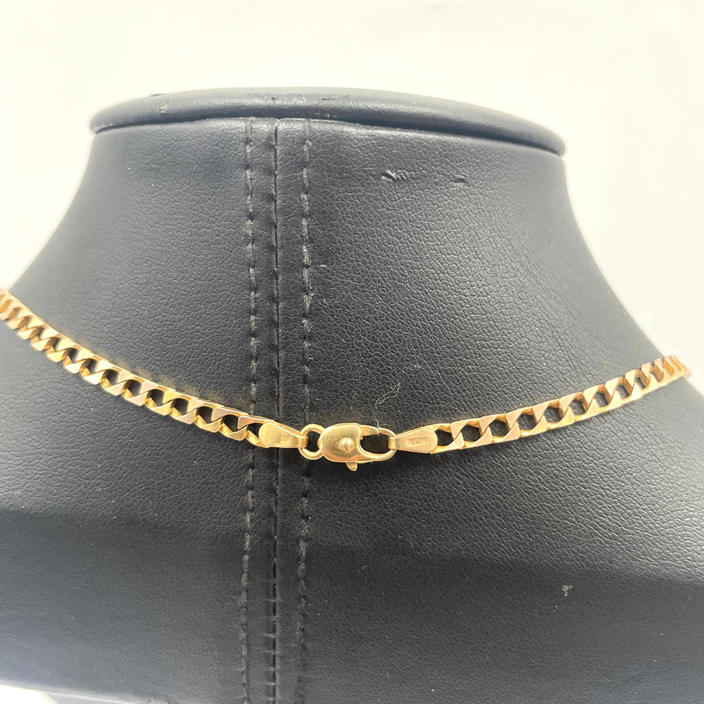 9CT Gold Box Chain 15" 3mm