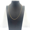 9ct Gold Oval Link Chain 20" 3mm