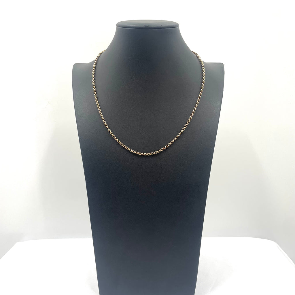 9ct Gold Diamond-Cut Cable Chain