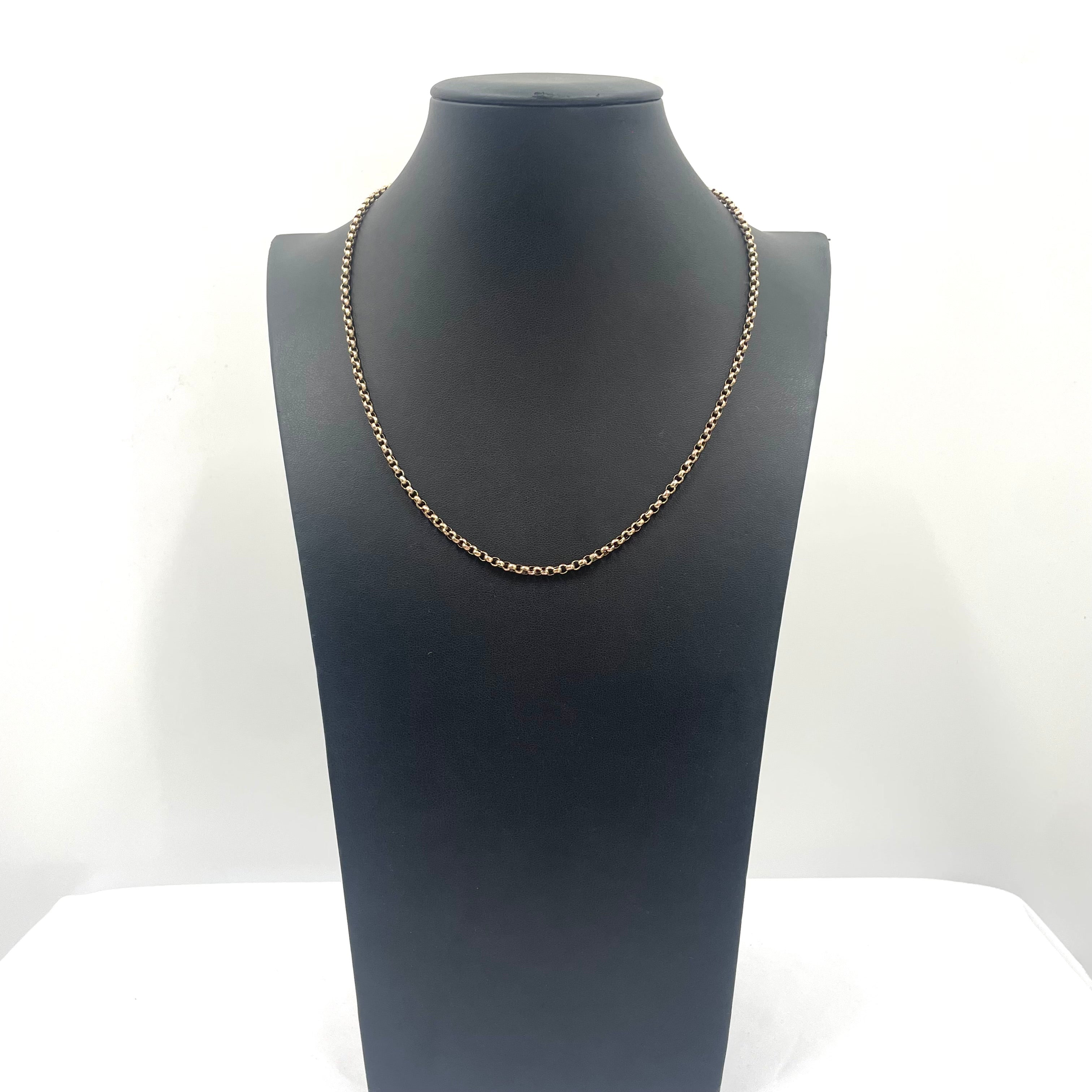 9ct Gold Diamond-Cut Cable Chain