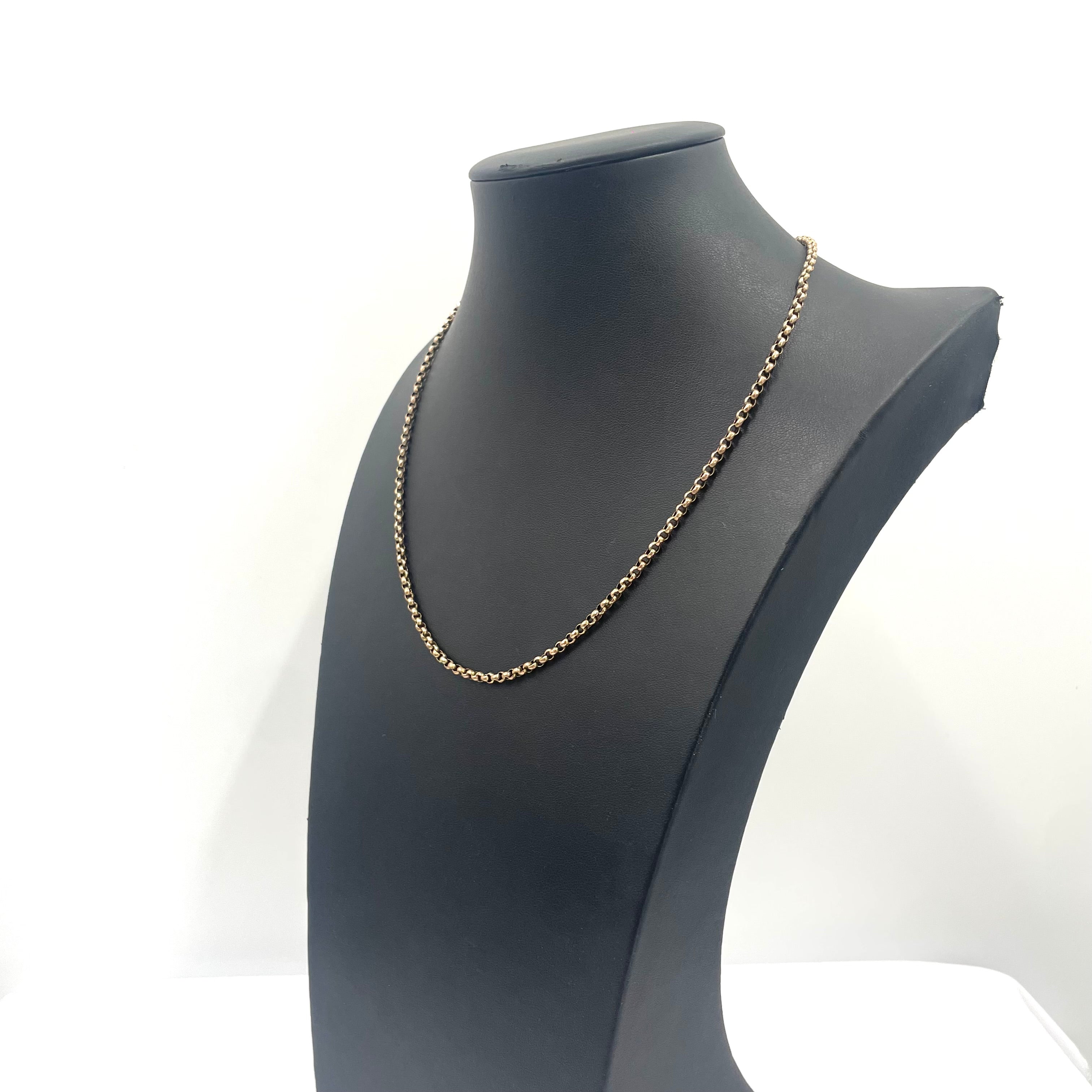 9ct Gold Diamond-Cut Cable Chain