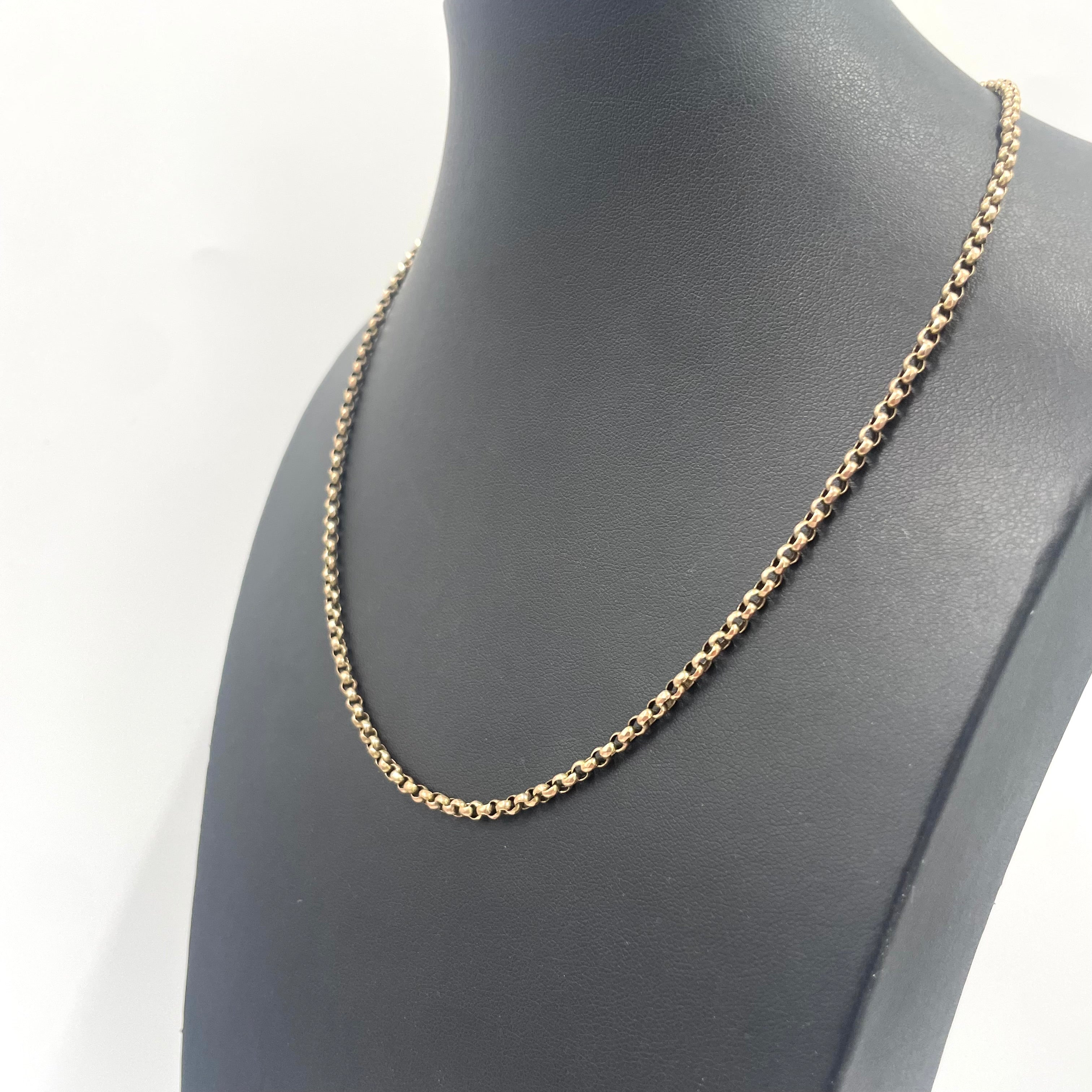 9ct Gold Diamond-Cut Cable Chain