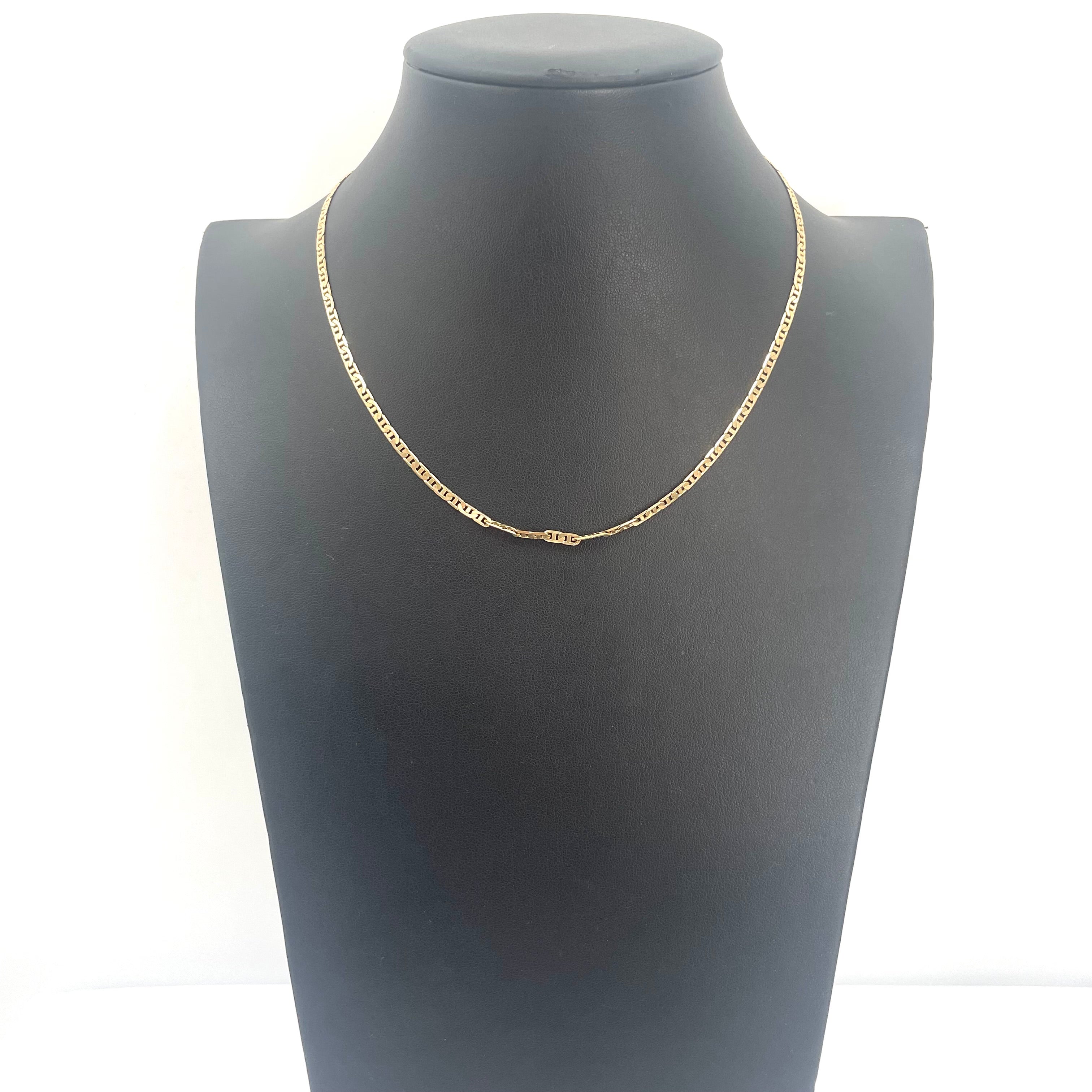 9ct Gold Gucci Link Chain 16" 2mm
