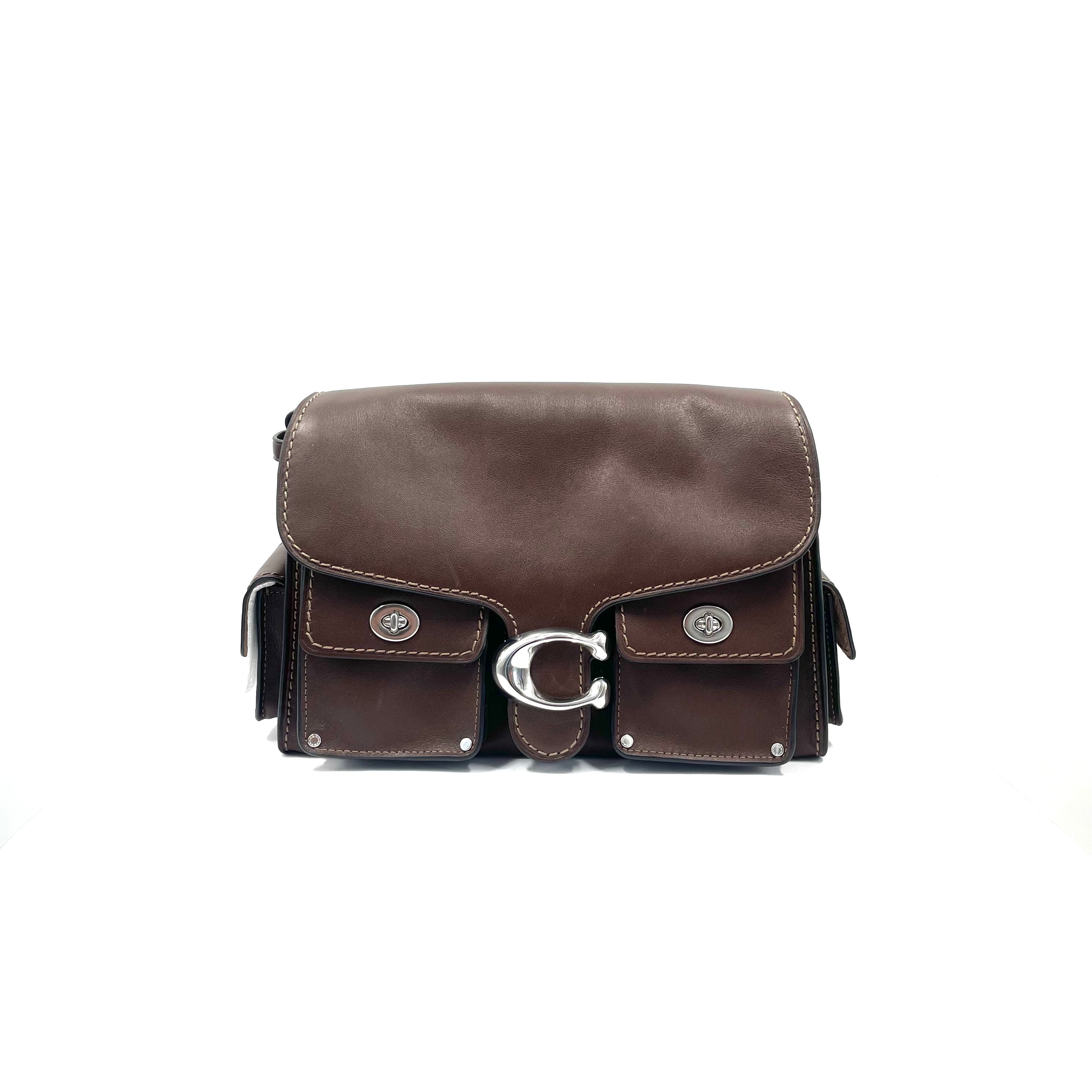 Coach Brown Leather Shoulder Bag New