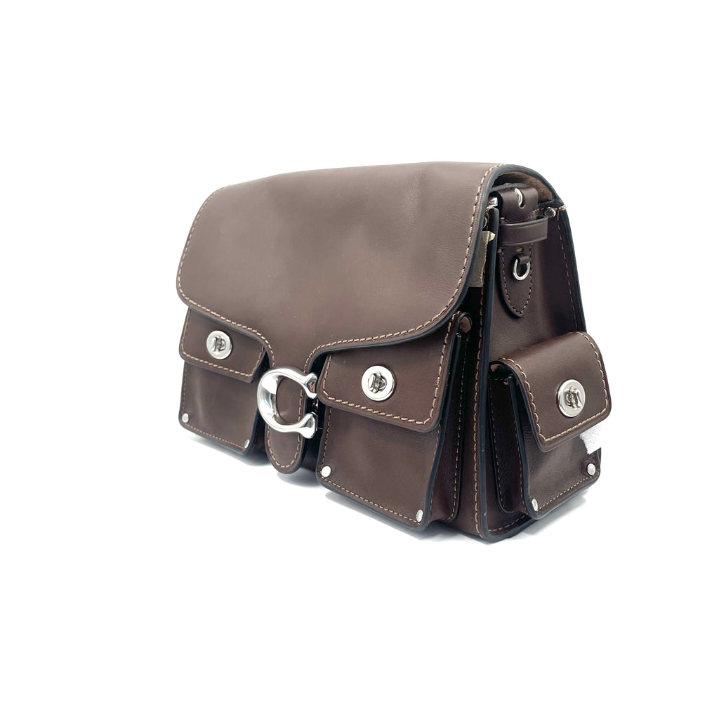 Coach Brown Leather Shoulder Bag New