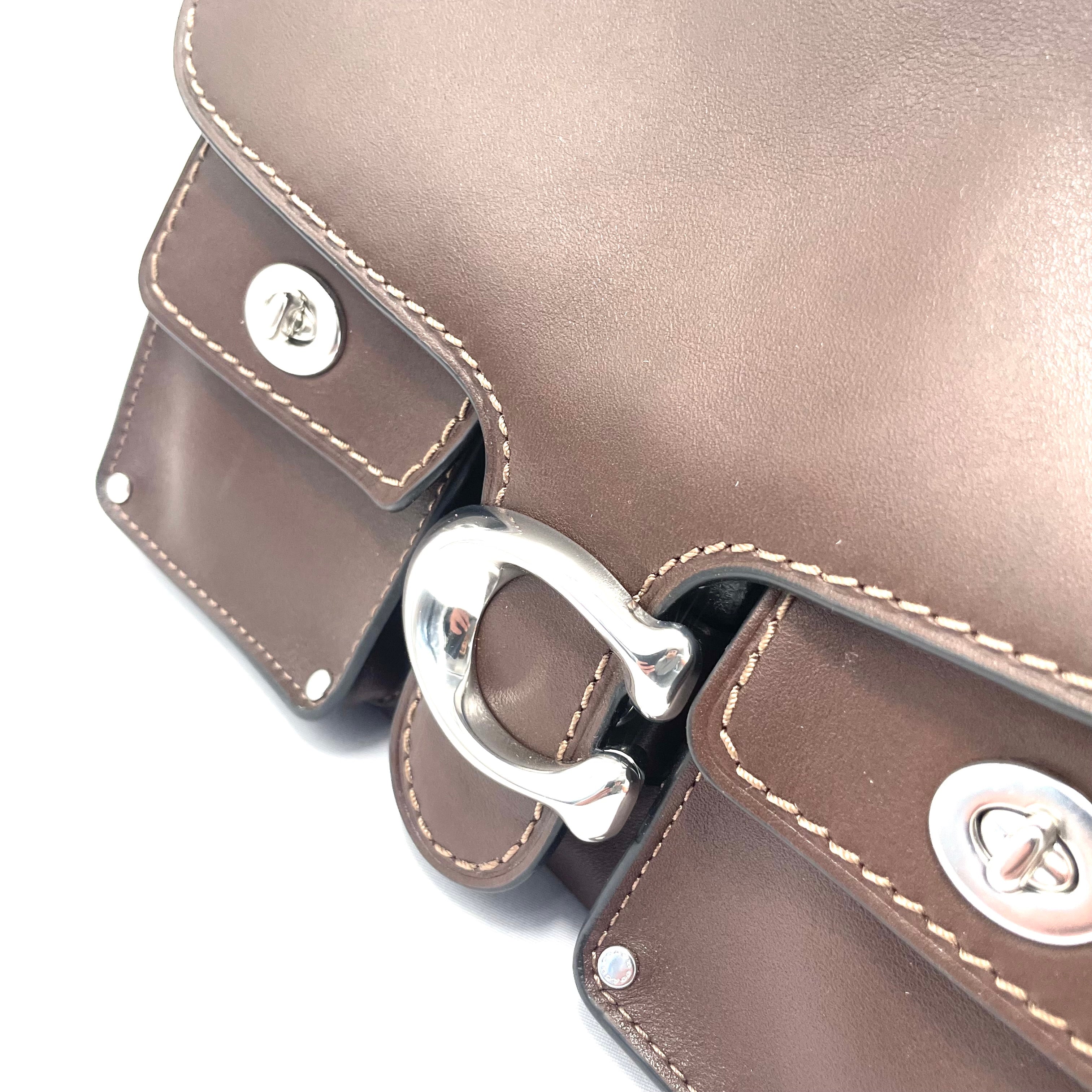 Coach Brown Leather Shoulder Bag New