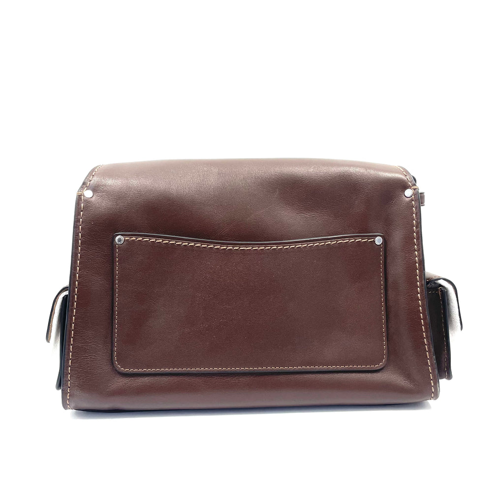 Coach Brown Leather Shoulder Bag New