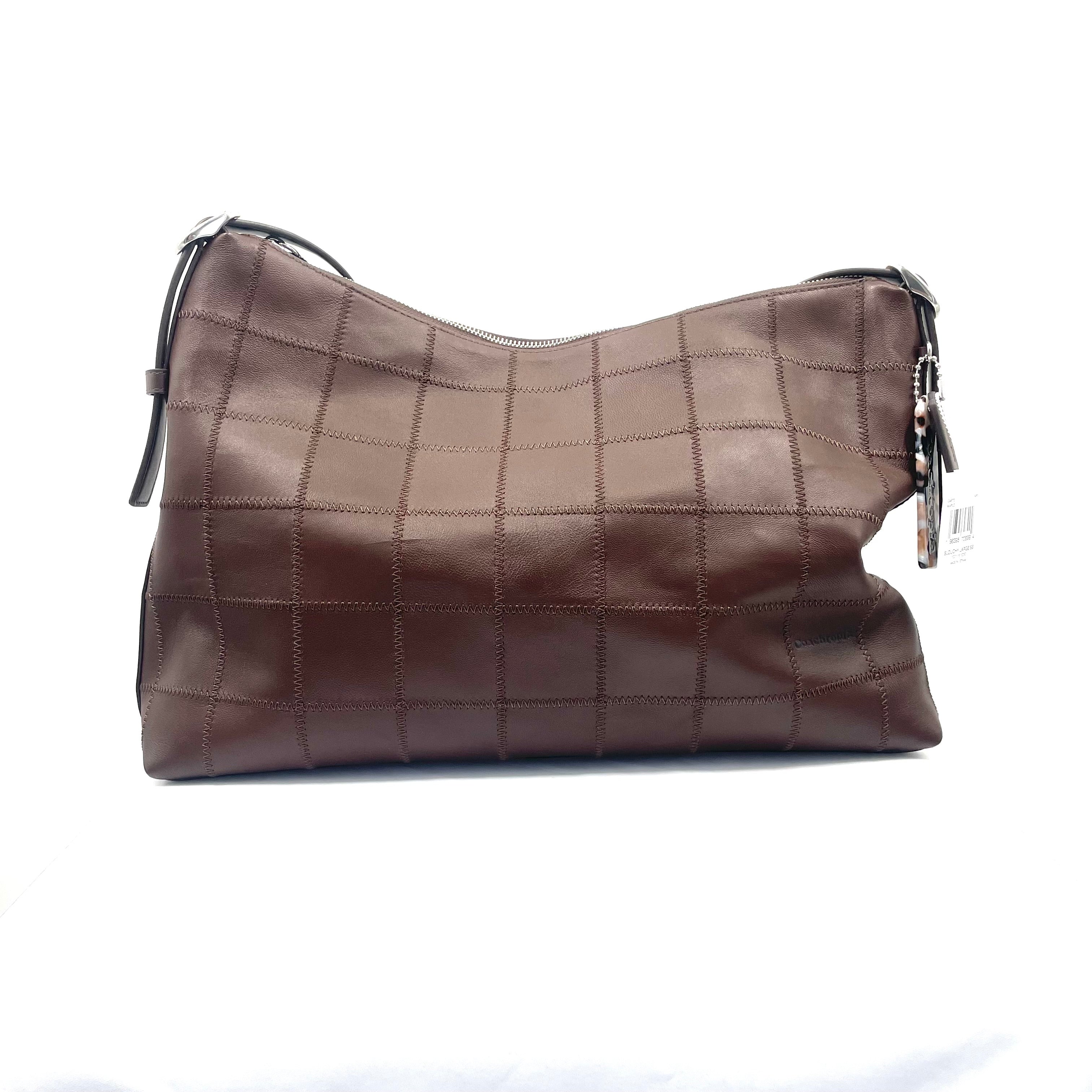 Coach Brown Leather Patchwork Shoulder Bag – Brand New with Tags