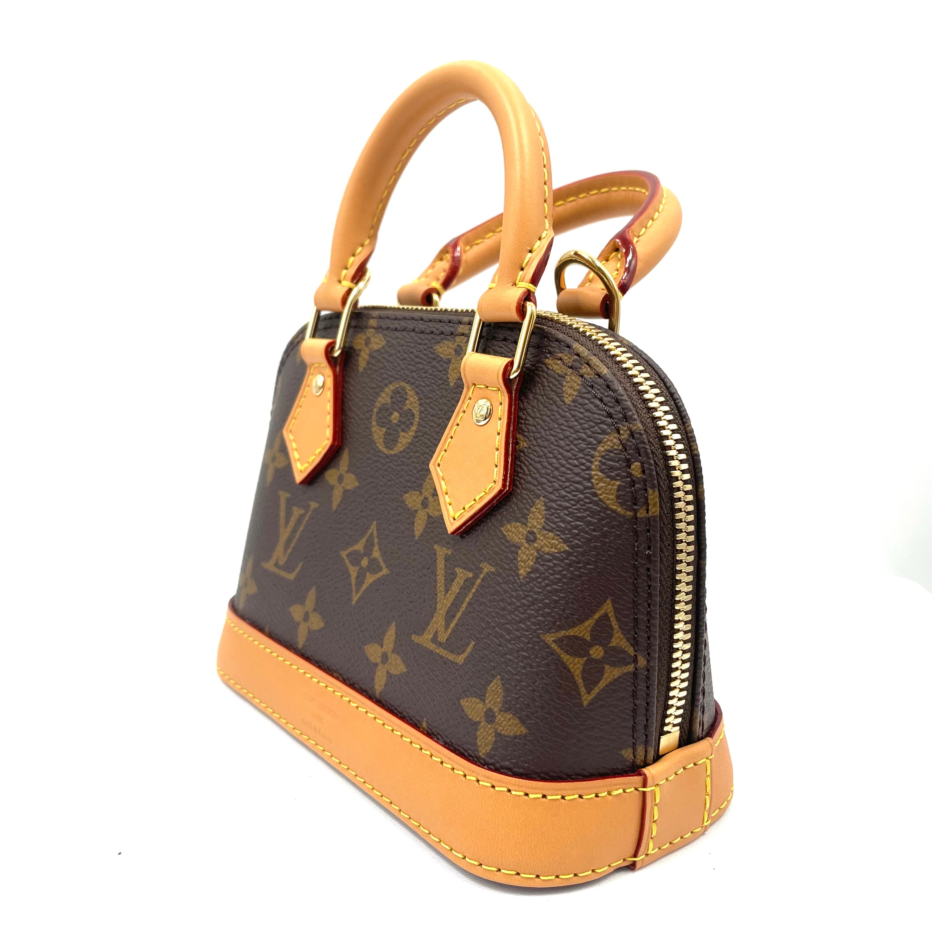 Louis Vuitton Alma BB Monogram Handbag - Brand New