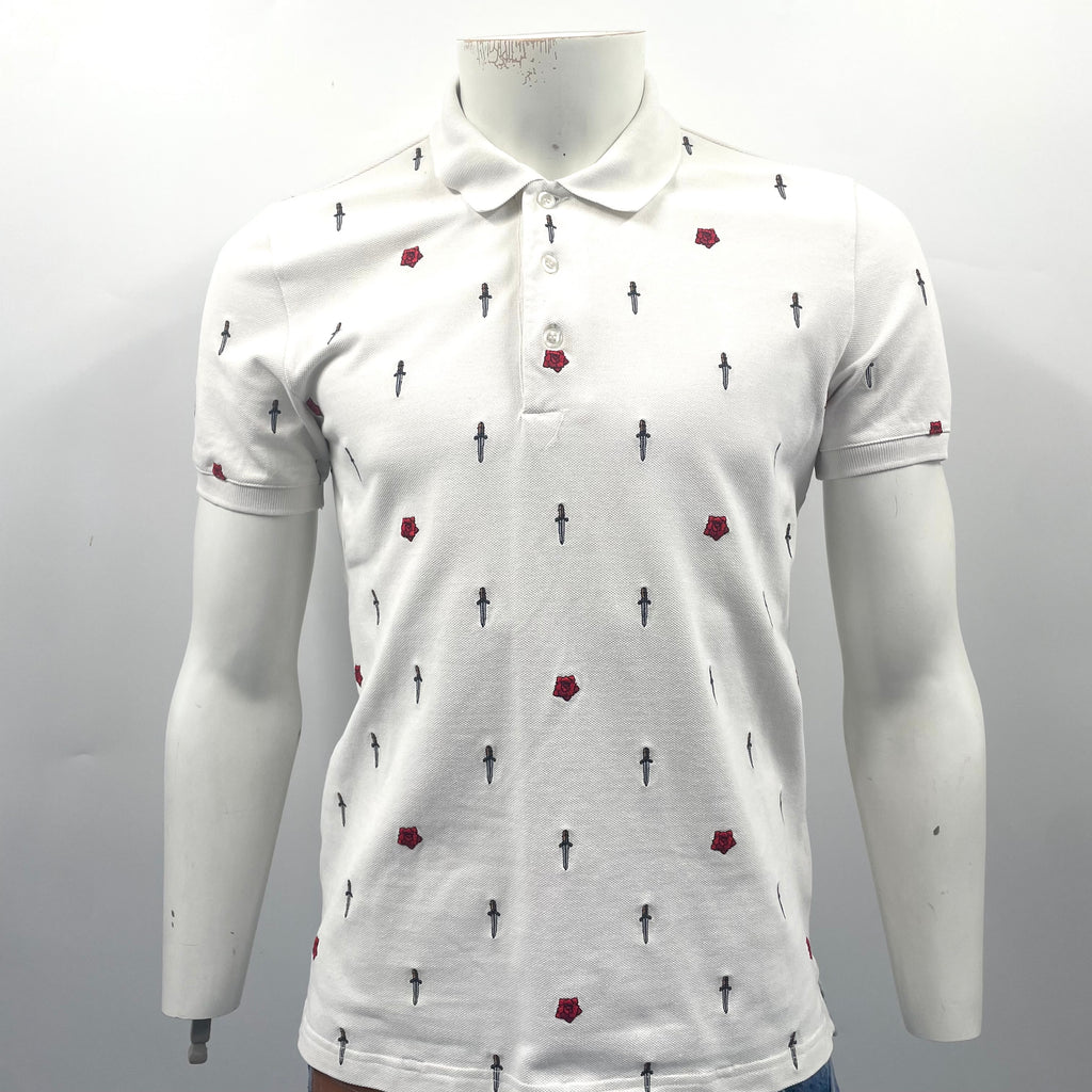 Givenchy Printed Polo Shirt – Size XS