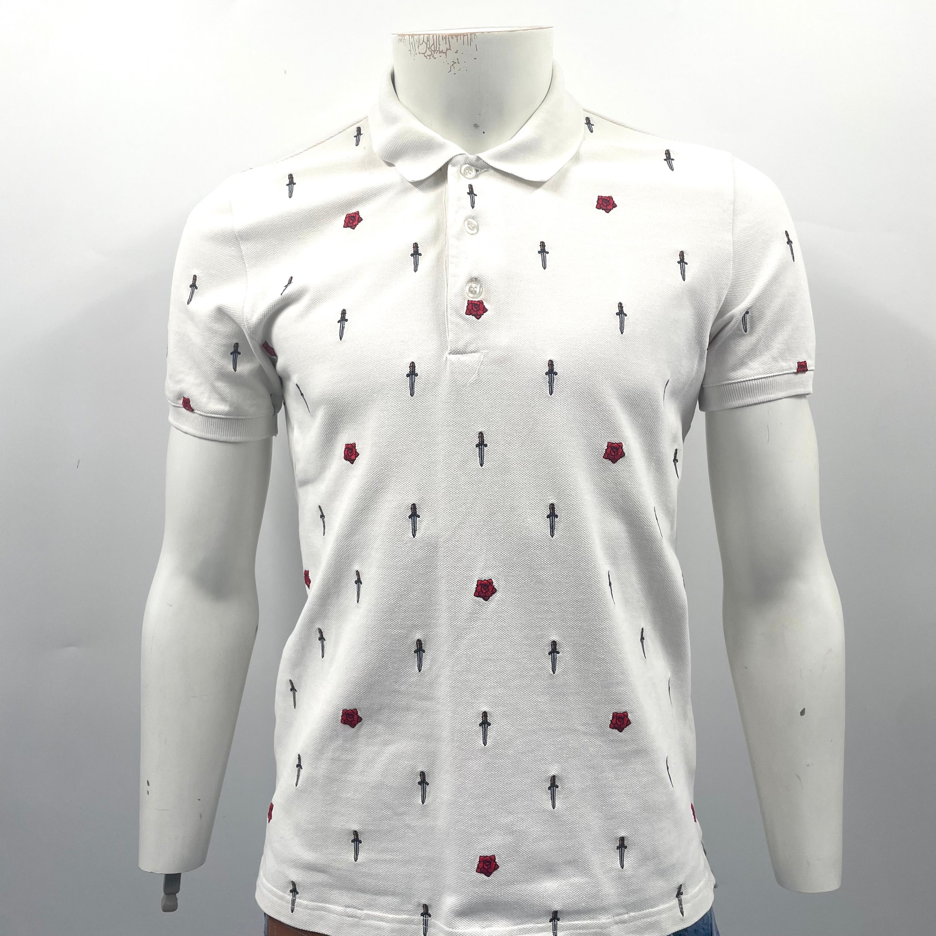 Givenchy Printed Polo Shirt – Size XS