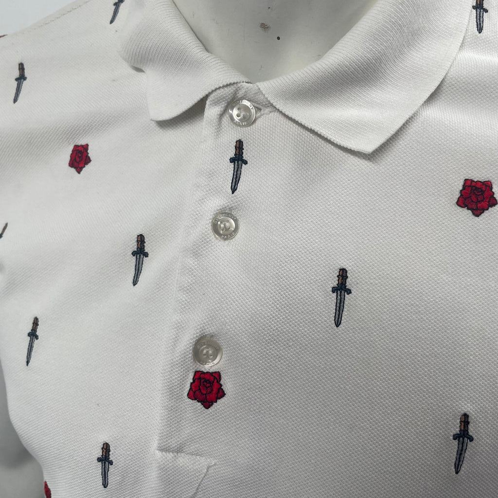Givenchy Printed Polo Shirt – Size XS