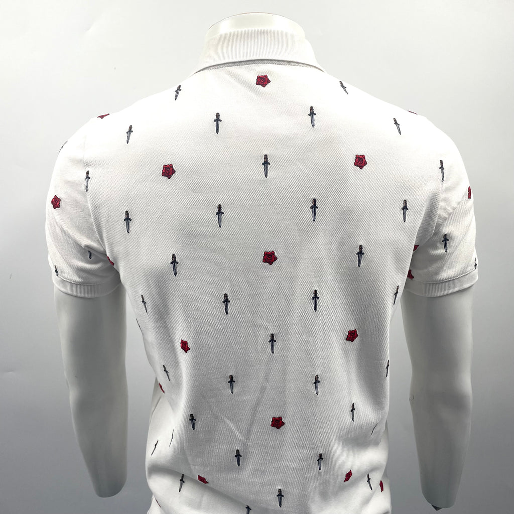 Givenchy Printed Polo Shirt – Size XS