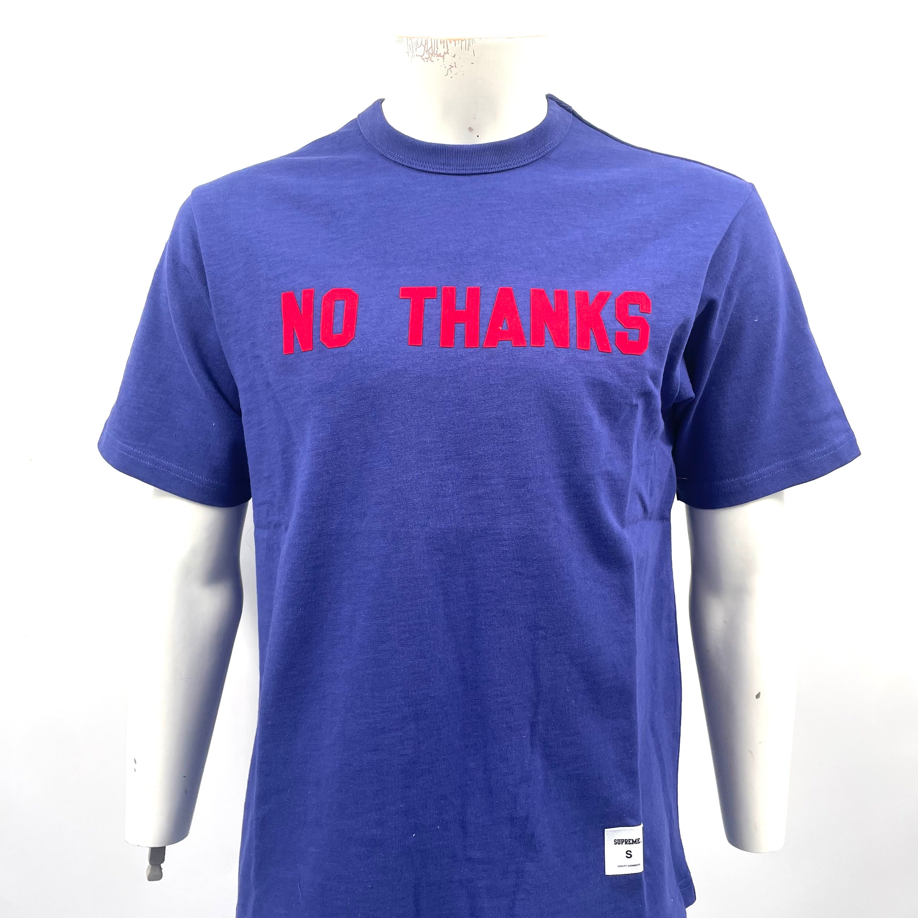 Supreme “No Thanks” T-Shirt – Blue