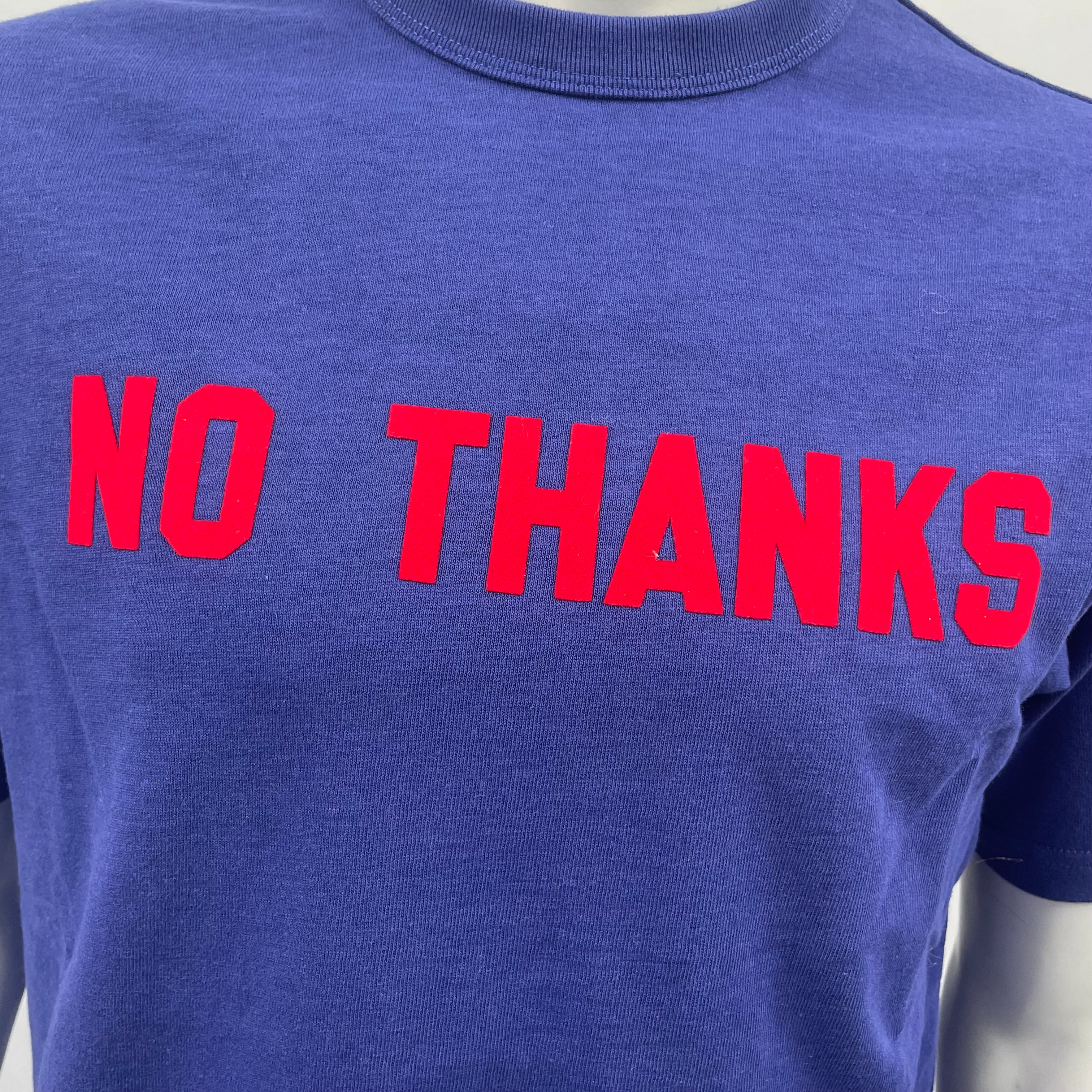 Supreme “No Thanks” T-Shirt – Blue