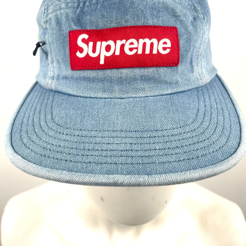 Supreme Denim Camp Cap — Light Blue