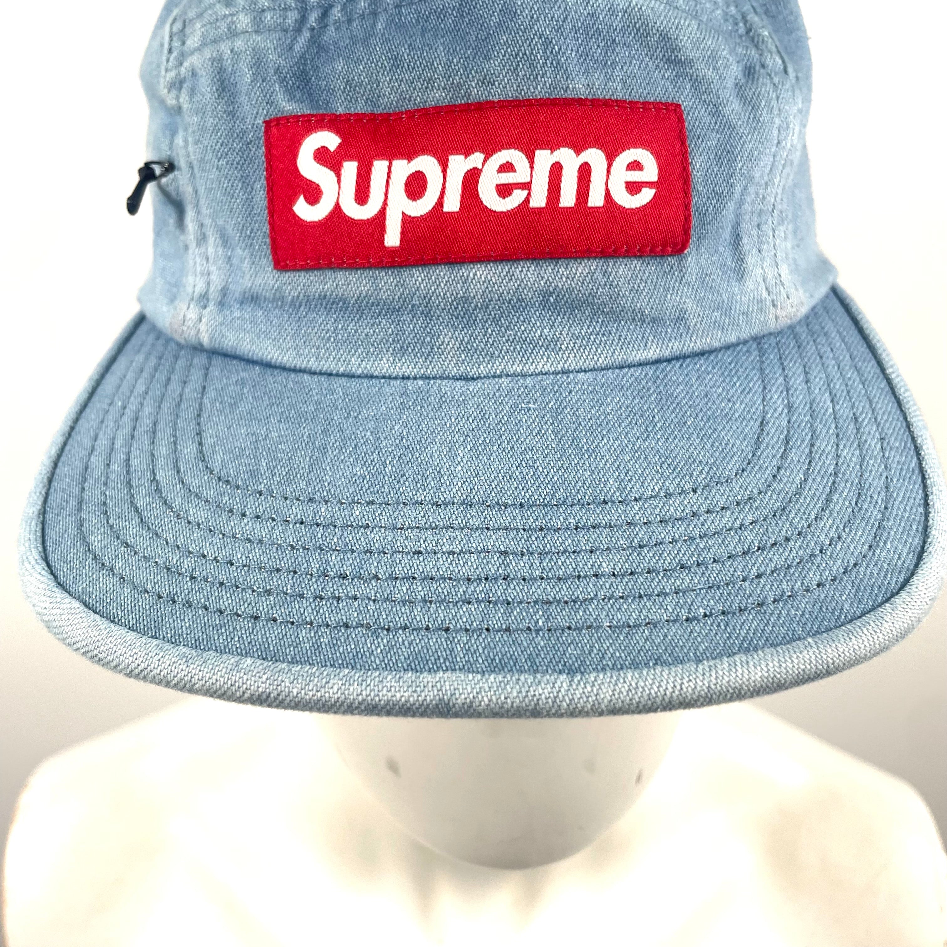 Supreme Denim Camp Cap — Light Blue