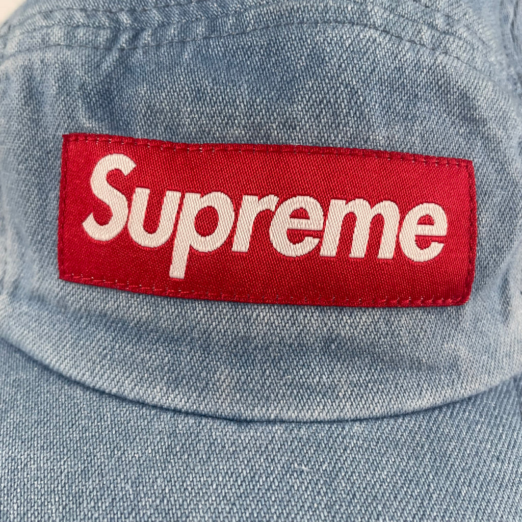 Supreme Denim Camp Cap — Light Blue