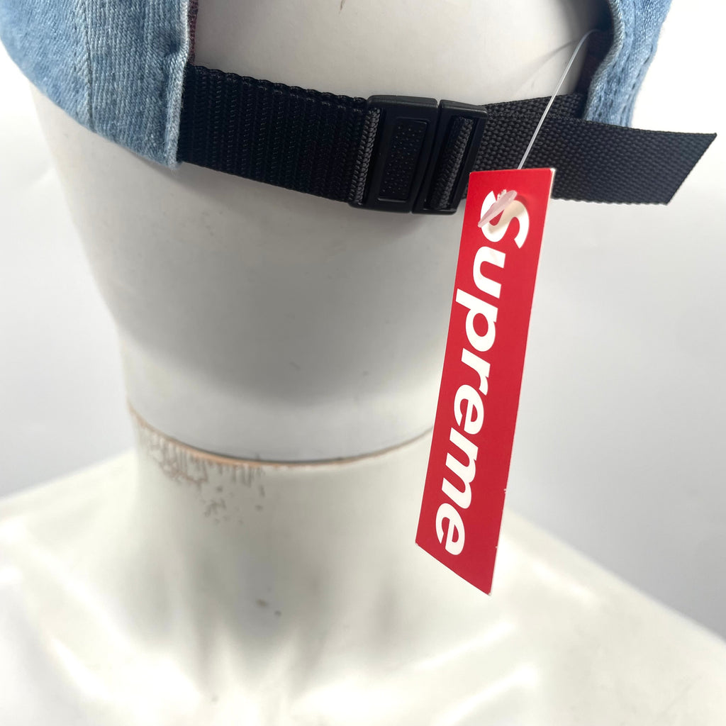 Supreme Denim Camp Cap — Light Blue