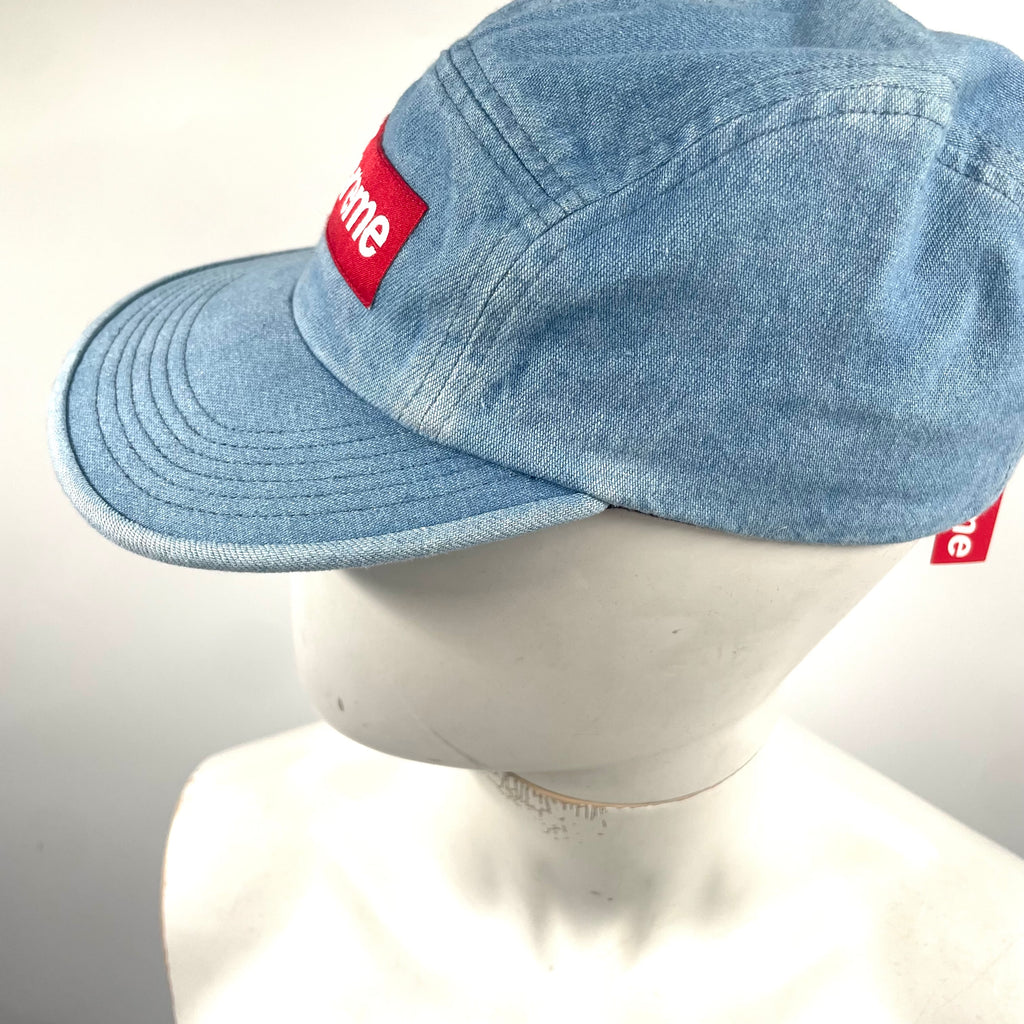 Supreme Denim Camp Cap — Light Blue