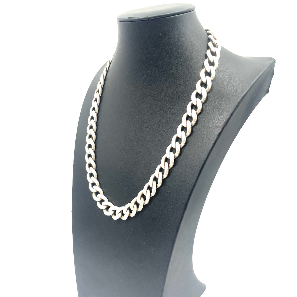 925 Silver Curb Chain 22" 13mm