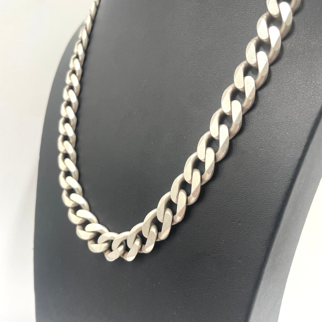 925 Silver Curb Chain 22" 13mm