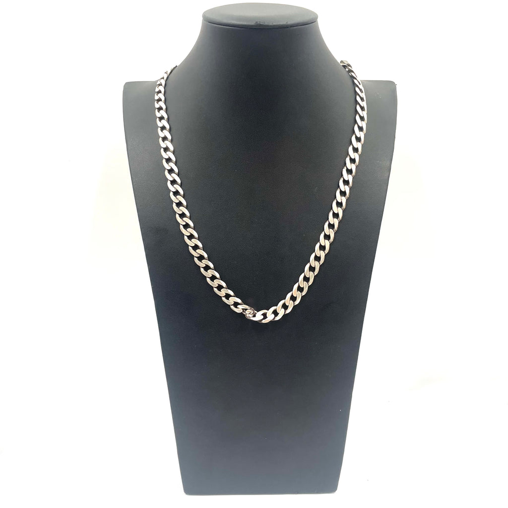 925 Silver Curb Chain 22" 9mm
