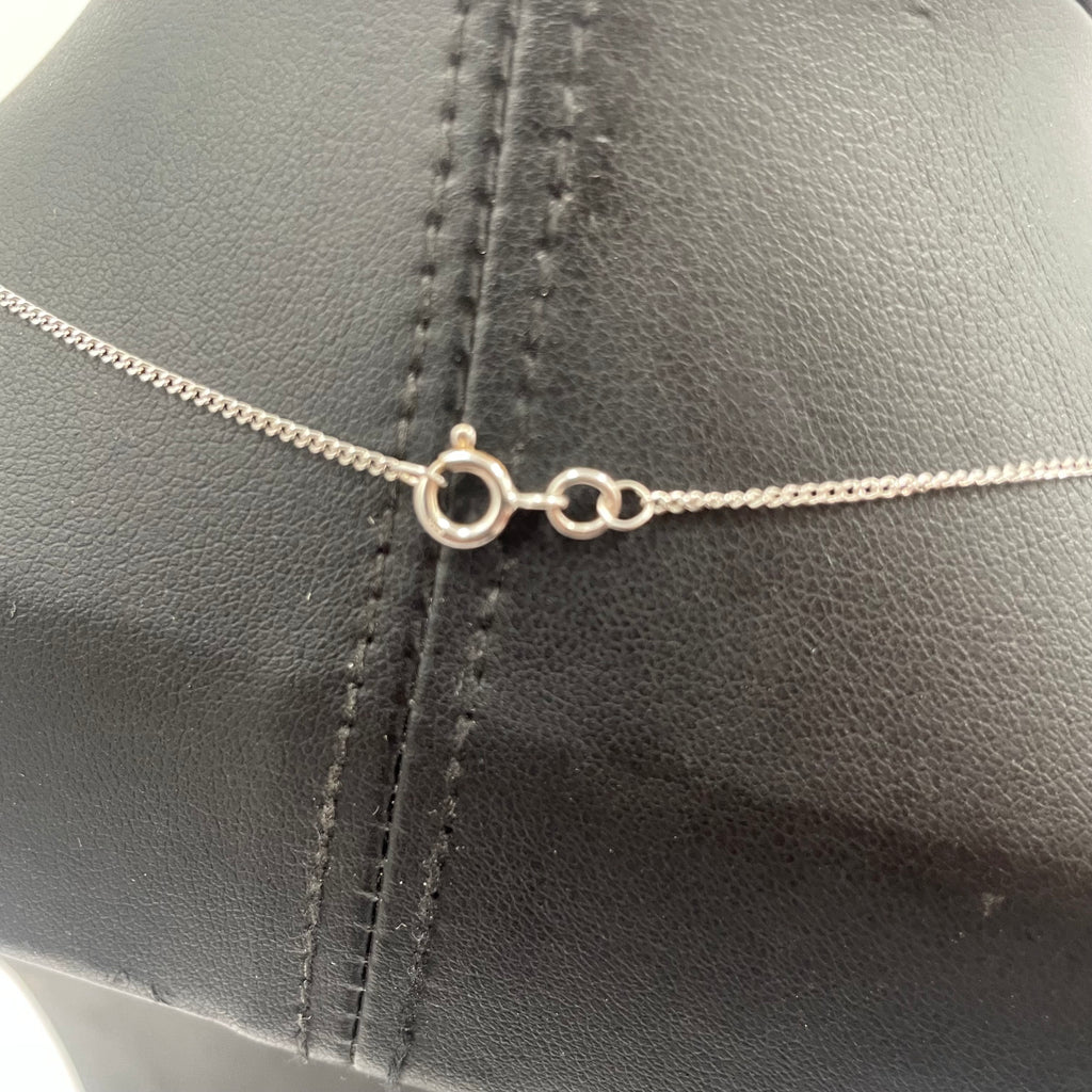 925 Silver Curb Chain 18" 1mm