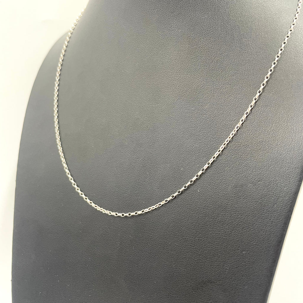 925 Silver Belcher Chain 19" 1mm