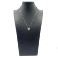 Gucci Heart Pendant with 925 Silver Curb Chain – Unofficial Combination 18" 1mm