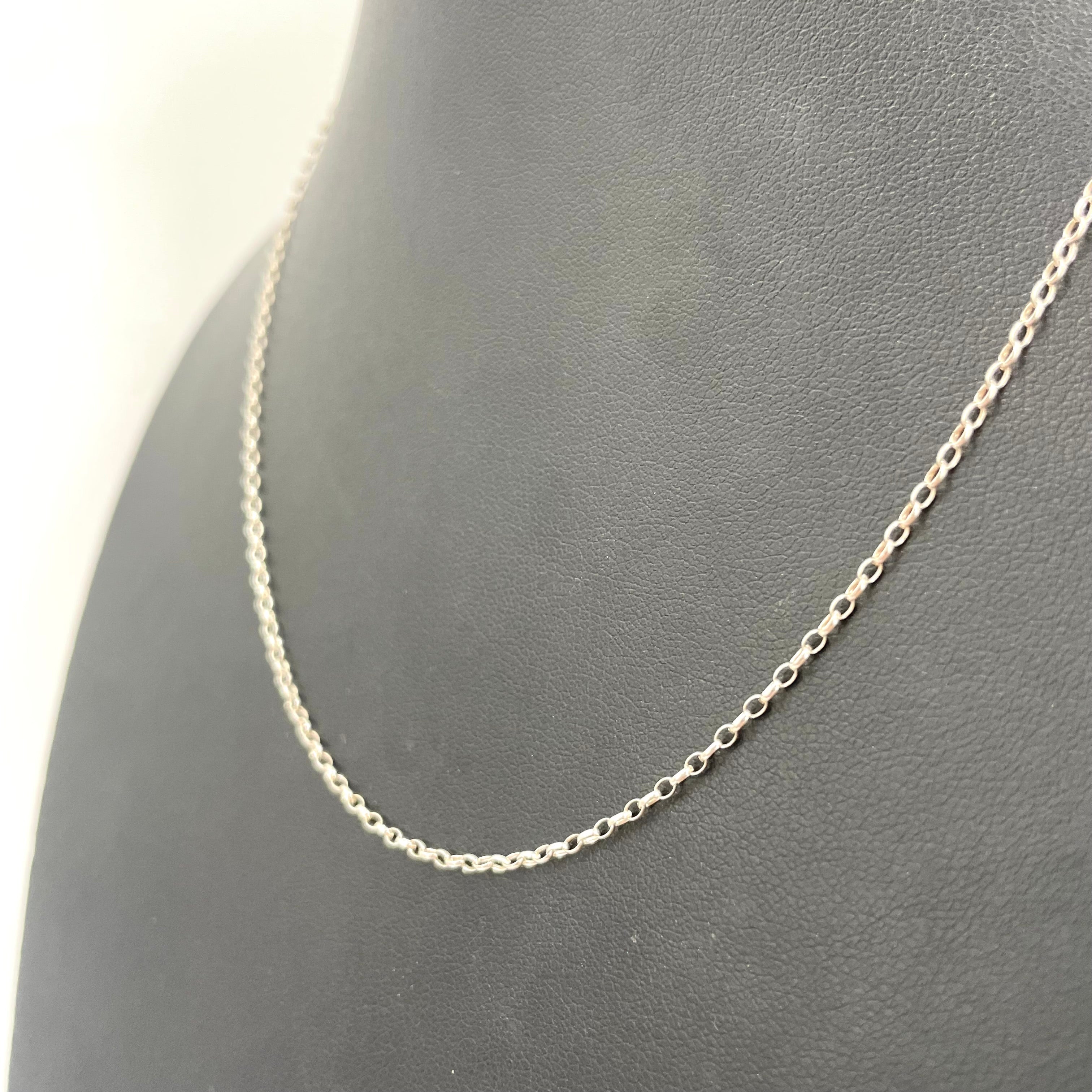 925 Silver Belcher Chain 17" 1mm