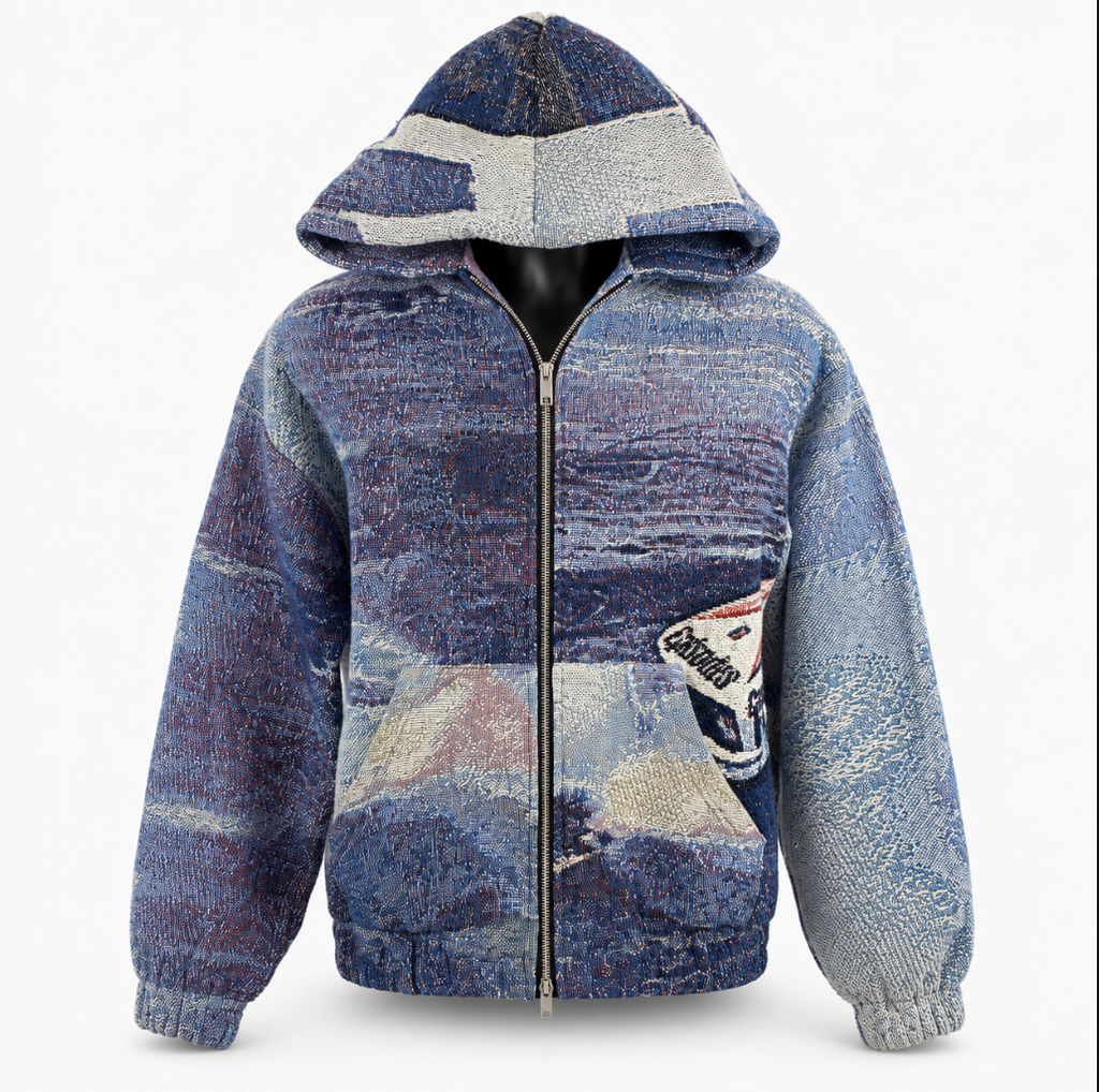 DRIFT Tapestry Zip-Up Hoodie