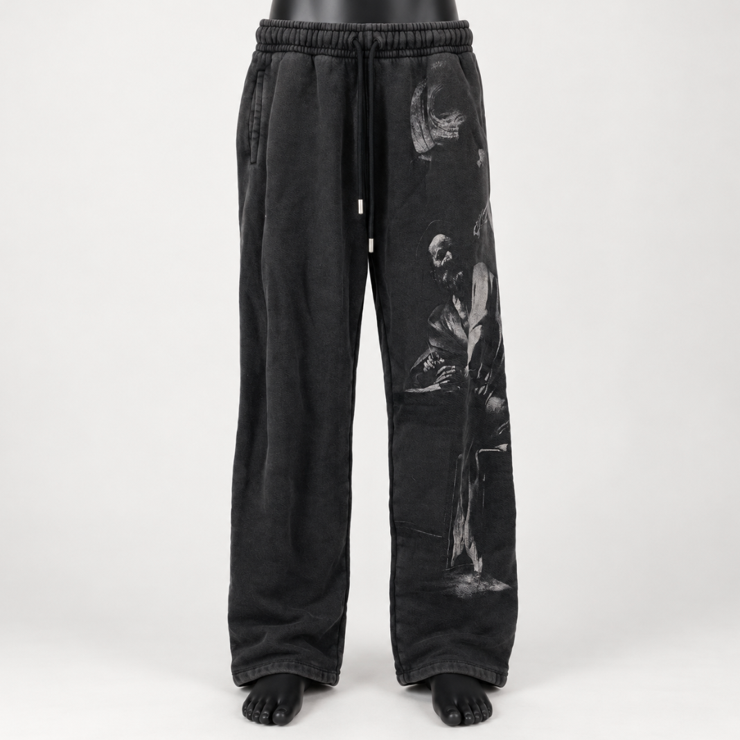 Off-White St. Matthew Graphic Sweatpants Faded