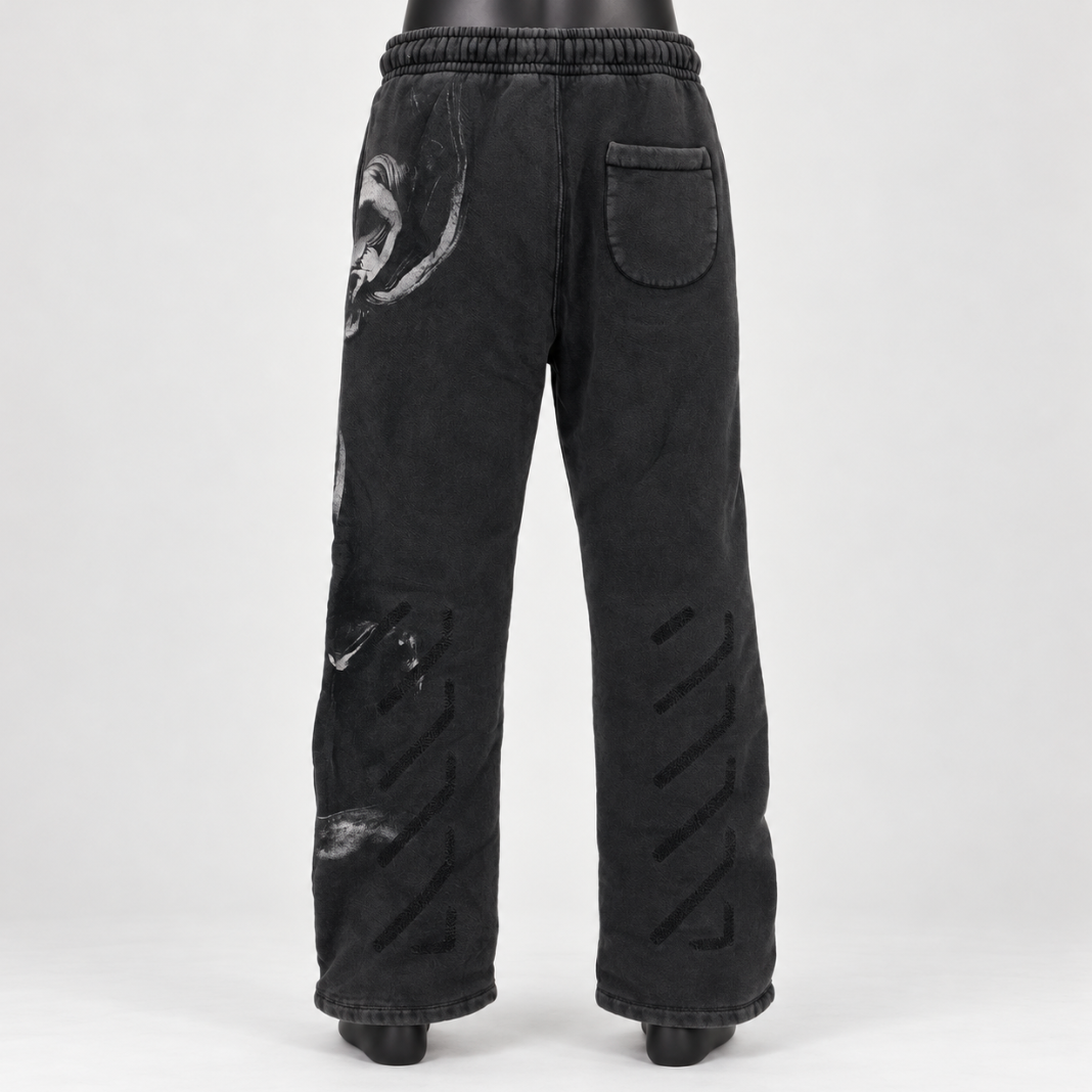 Off-White St. Matthew Graphic Sweatpants Faded