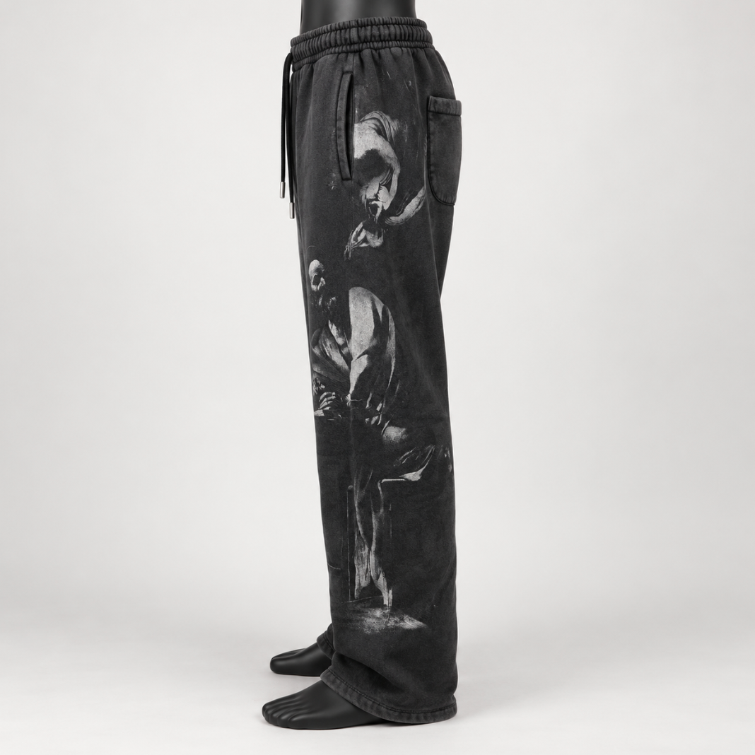Off-White St. Matthew Graphic Sweatpants Faded