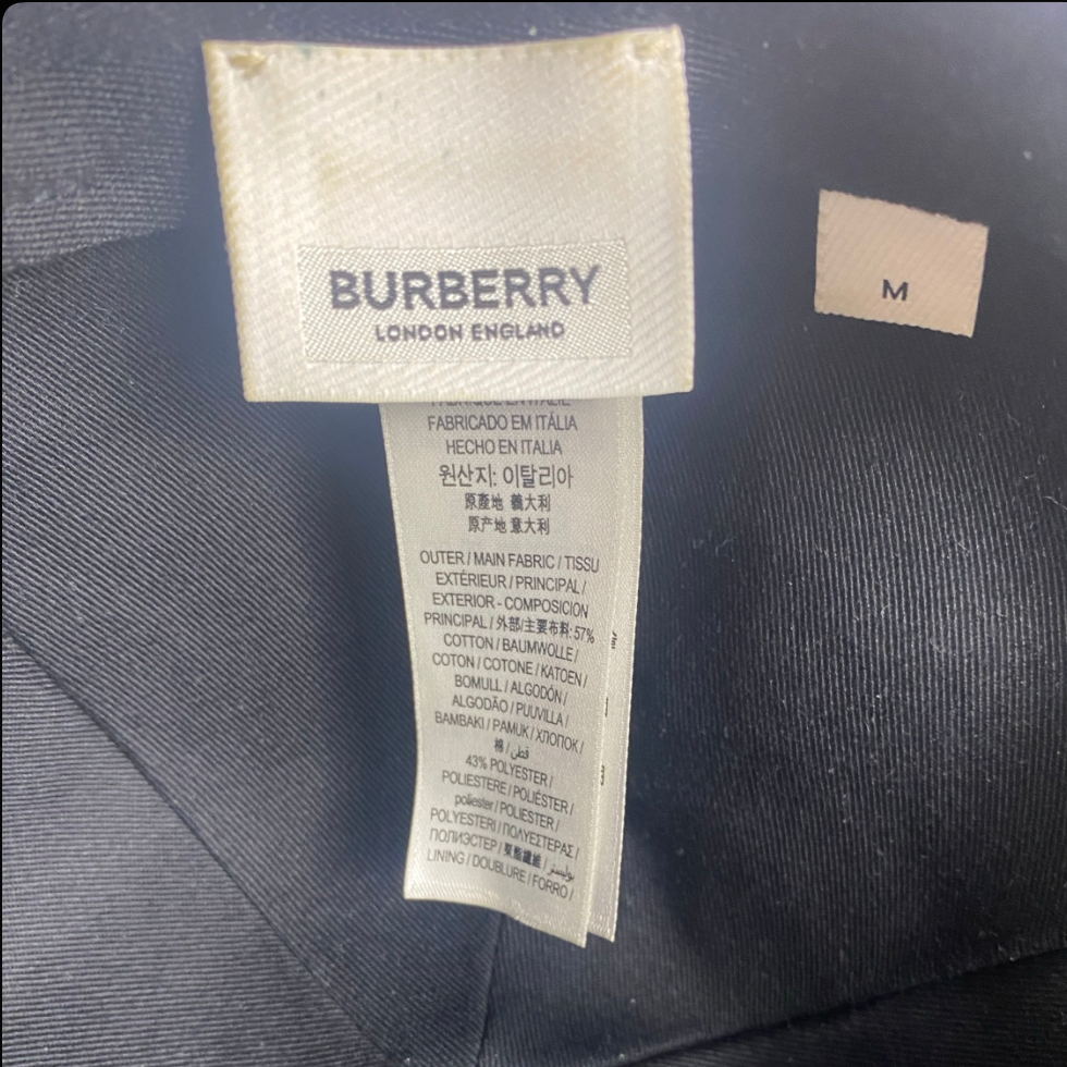 Burberry Vintage Check Baseball Cap