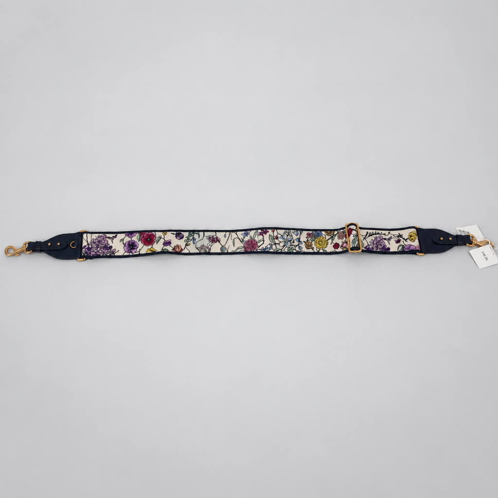 Dior Embroidered Adjustable Shoulder Strap