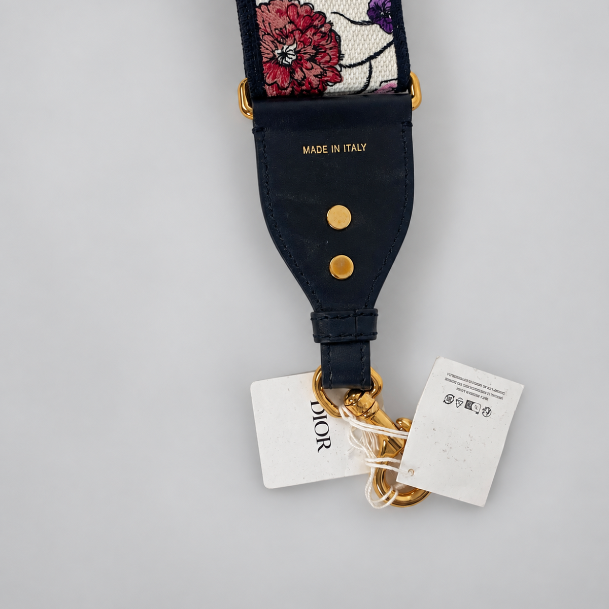 Dior Embroidered Adjustable Shoulder Strap