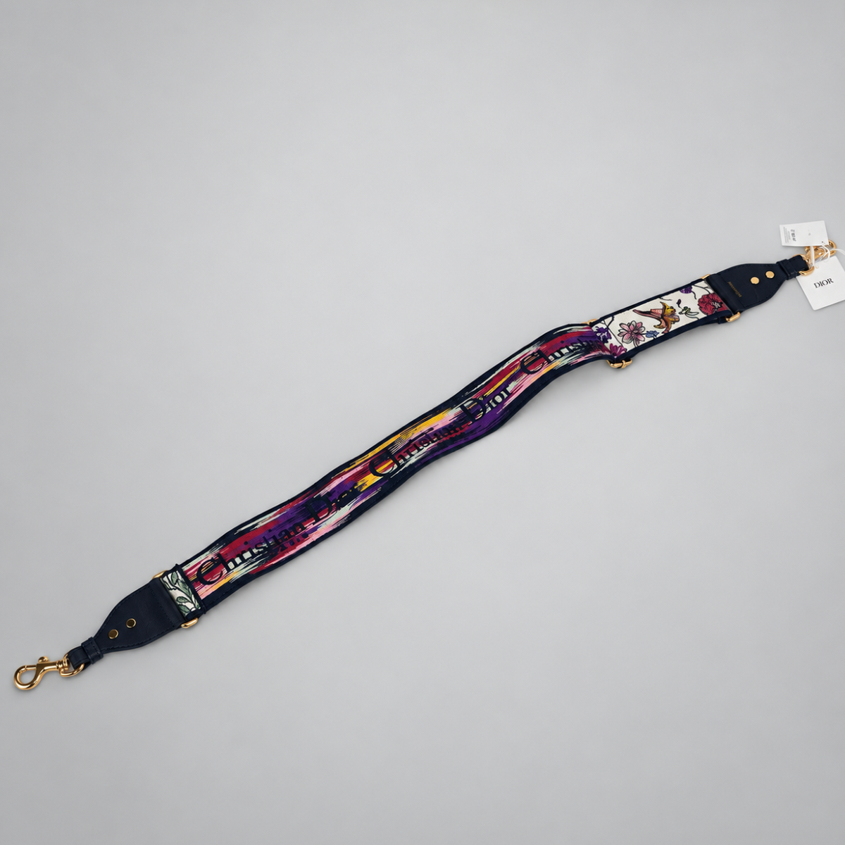 Dior Embroidered Adjustable Shoulder Strap