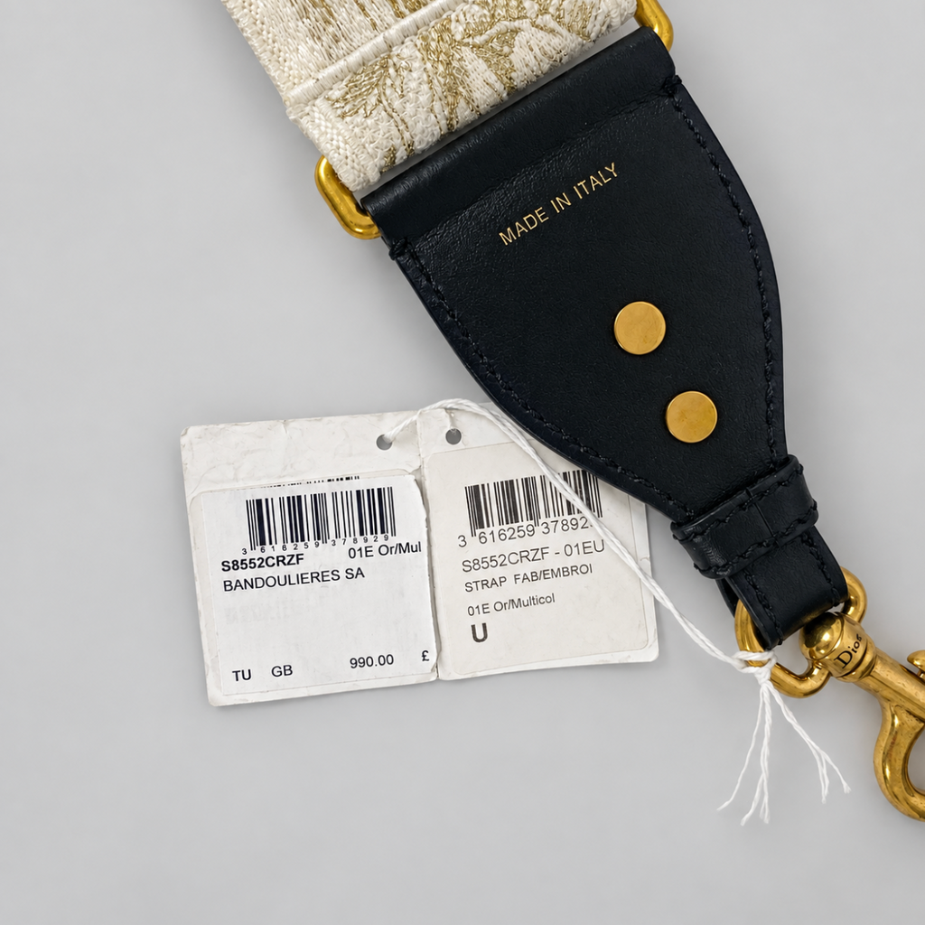 Dior Jardin d’Hiver Shoulder Strap Gold Multicolour