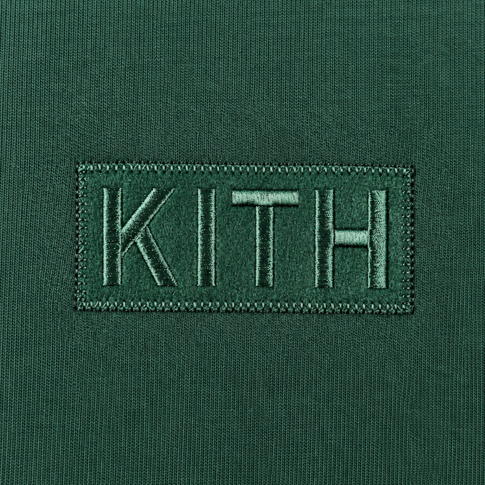 Kith Classic Logo Nelson Crewneck Stadium Green