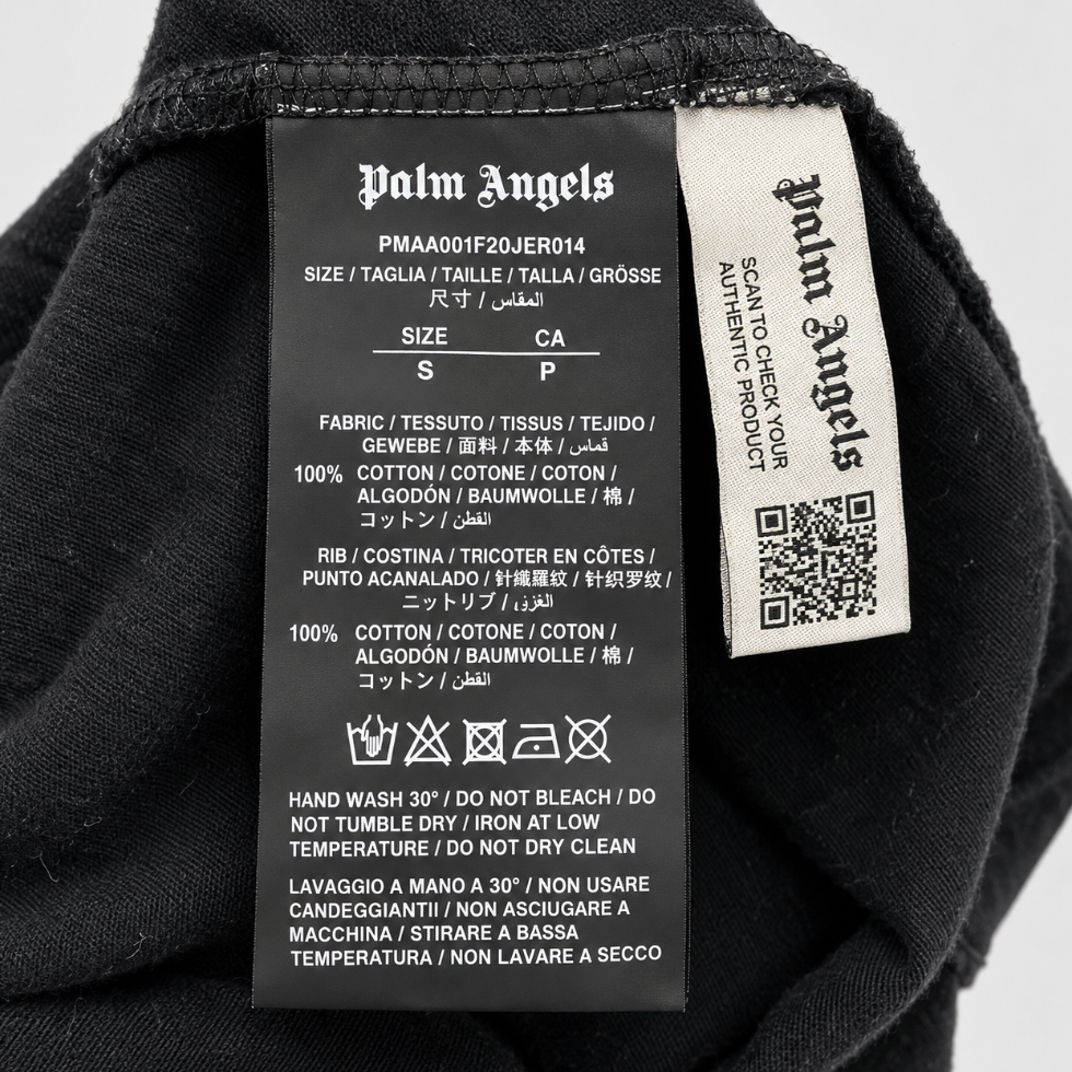 Palm Angels Tokyo Sprayed Logo T-Shirt Black/Red