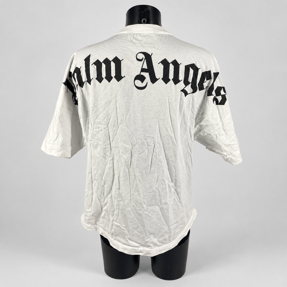 Palm Angels Classic Logo Over Tee White/Black