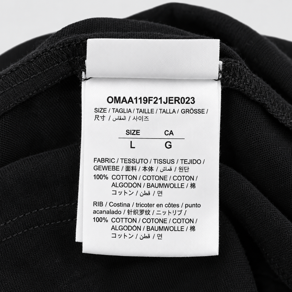 Off-White Blue Marker Arrows T-Shirt Black