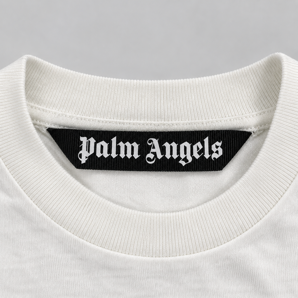 Palm Angels Front Logo Over T-Shirt White/Black