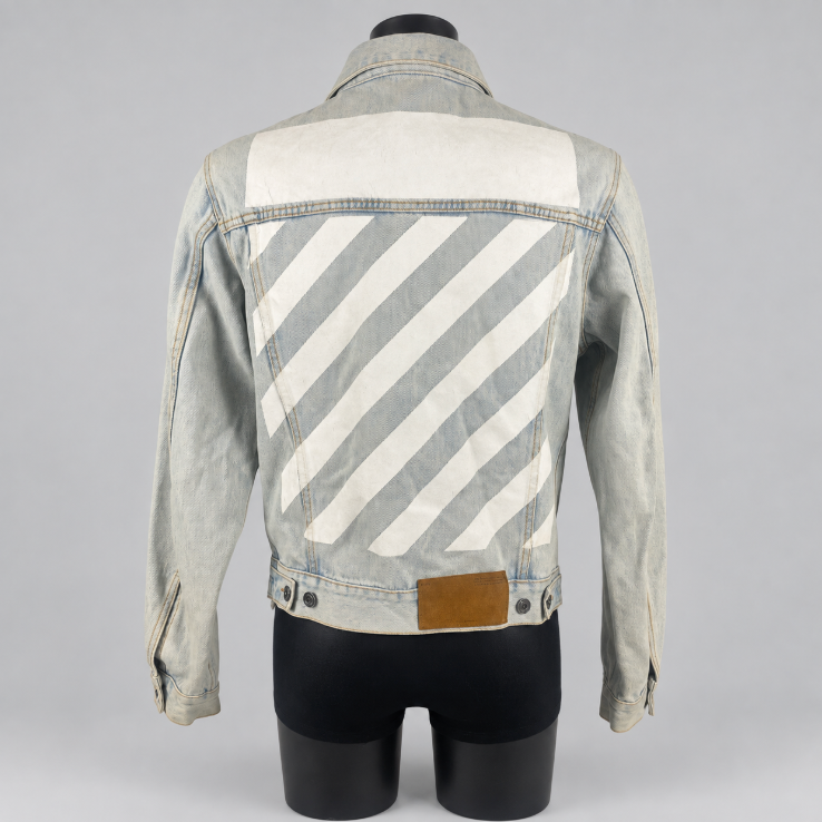 Off-White Diag Tab Slim Denim Jacket